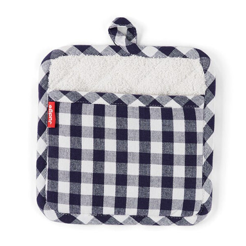 Judge Judge Textiles Blue Check Pot Holder