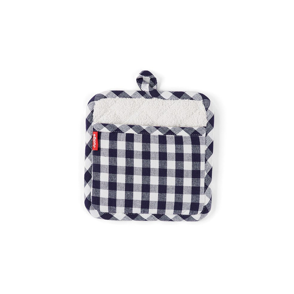 Judge Textiles Check Pot Holder Blue