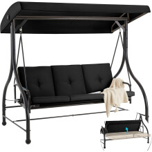 3 Seater Garden Swing Seat Bed