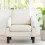 YODOLLA Fabric Accent Armchair with Cup Holders 8