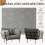 Modern Accent Armchair with Metal Frame 4