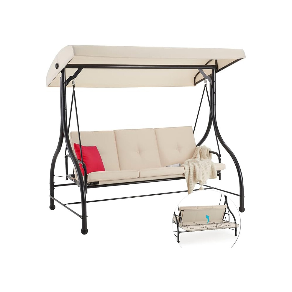 Yodolla 3 Seater Garden Swing Seat Bed