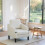 YODOLLA Fabric Accent Armchair with Cup Holders 2