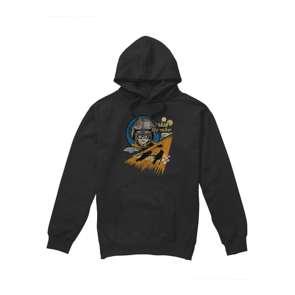 Star Wars (L, ) Mens Mos Espa Anakin Skywalker Hoodie Black