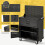 132cm Heavy Duty Garage Workbench with Pegboard & Drawers 5
