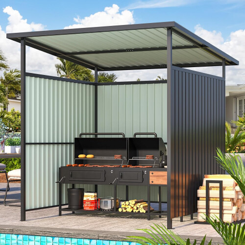 2 x 2m Außenbereich Hartdach-Grillgazebo