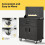 132cm Heavy Duty Garage Workbench with Pegboard & Drawers 4