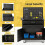132cm Heavy Duty Garage Workbench with Pegboard & Drawers 2