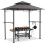 Grillpavillon 2,4m1,5m, Grillüberdachung für Außengrill 1