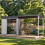 Metall-Wandgeräteschuppen 426x132x185cm 3