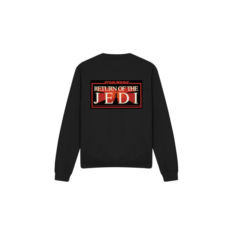 Star Wars (S, ) Unisex Adult Jedi Warp Sweatshirt Black