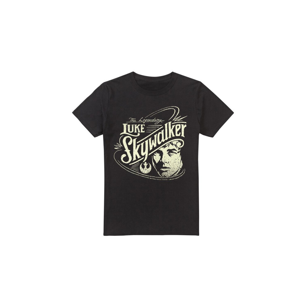 Star Wars (Xl, ) Mens Skywalker War Hero T-Shirt Black