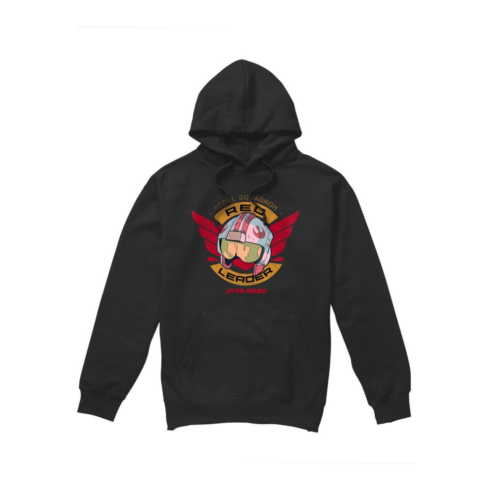 Star Wars (Xxl, Black) Mens Red Leader Hoodie Black,Red