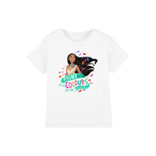 (3-4 Years, White) Pocahontas Childrens/Kids Colours Of The Wind T-Shirt