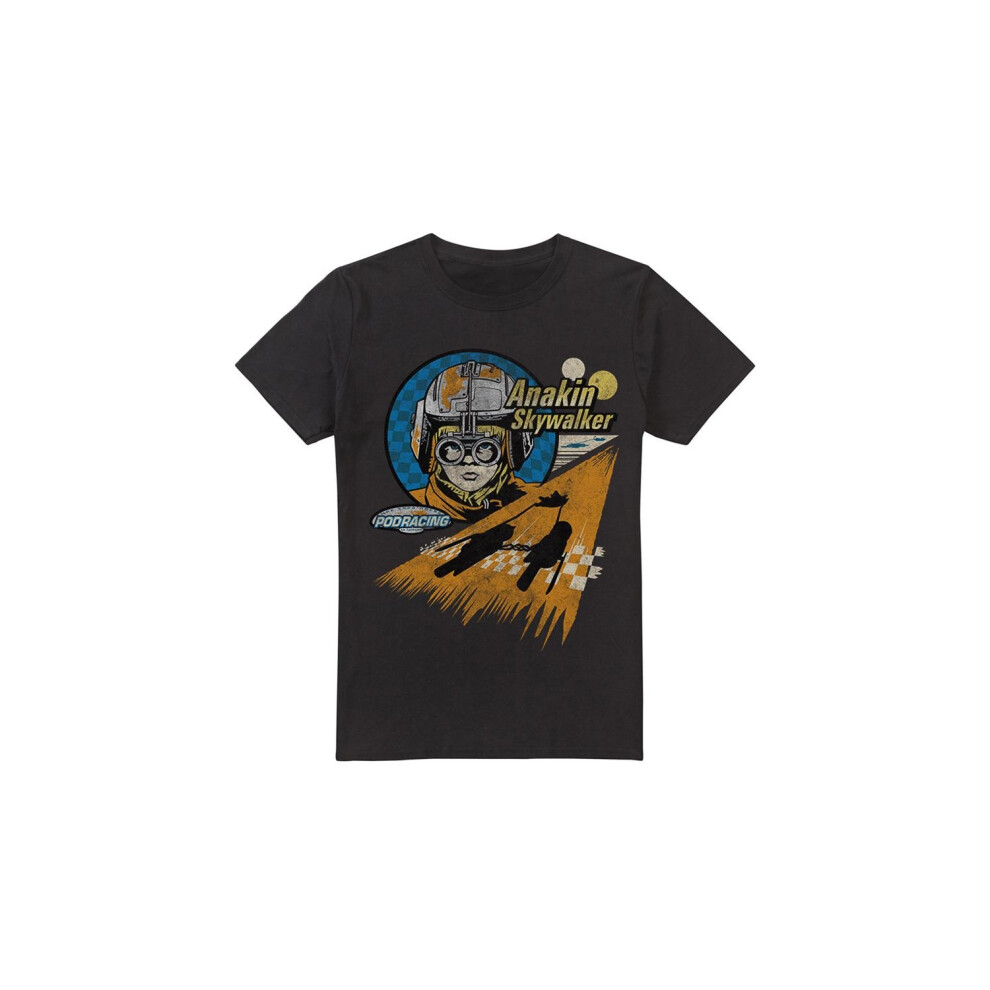 Star Wars (Xxl, ) Mens Mos Espa Anakin Skywalker T-Shirt Black