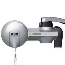 PUR Wasserfilter für Armaturen, PFM300V, Silber Matt