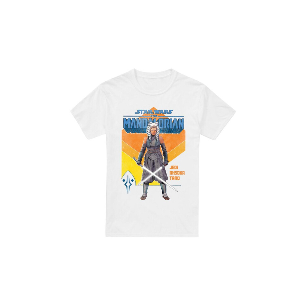 Star Wars (Xl, ) Mens Jedi Ahsoka T-Shirt White