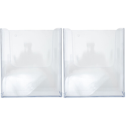 2Pièces Rangement Murale Transparent Pour Lettres Et Documents 1