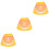 3Pièces Cones Protecteurs Respirants Réglables Pour Chat Multicolores 5