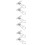6Pièces Support Panier Argenté Fixation Stable 5