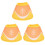3Pièces Cones Protecteurs Respirants Réglables Pour Chat Multicolores 2