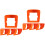 8Pièces Protection Prises Extérieures Orange Étanche Ventilé 6