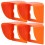 8Pièces Protection Prises Extérieures Orange Étanche Ventilé 2