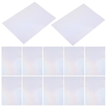 50Sheets Multi-Functional White Pet Holographic Self Adhesive Film