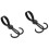 2Pièces Crochets Multifonctionnels Pour Poussette Caddie Noir 6