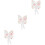 3Pièces Ailes Costume Cosplay Multicolores Pour 8