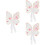 3Pièces Ailes Costume Cosplay Multicolores Pour 7