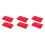 6Pièces Coussin De Voyage Gonflable PVC Surface Velours 4