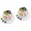 2Pièces Gâteau Simulation Blanc En PU Sécurisé Idéal Pour Décor Festif 5