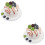 2Pièces Gâteau Simulation Blanc En PU Sécurisé Idéal Pour Décor Festif 7