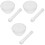 3Ensembles Mortier Pilon En Verre Pour Broyage Expérimental Clair 5