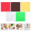 2000Pièces Caramel Aluminium Multicolores Papier Cadeau DIY 11