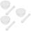 3Ensembles Mortier Pilon En Verre Pour Broyage Expérimental Clair 9
