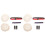 2Ensembles Kit Accessoires Bocal Levain Couvre Tissu Thermomètre 4