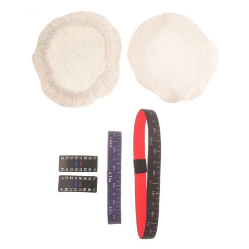 2Ensembles Kit Accessoires Bocal Levain Couvre Tissu Thermomètre 1