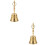 2Pièces Cloches À Main En Pour Décoration 8