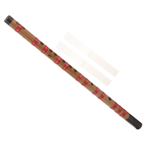 2Pièces Flûtes Traditionnelles En Bambou Couleur Multi Simple À Jouer 2
