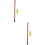 2Pièces Flûtes Traditionnelles En Bambou Couleur Multi Simple À Jouer 9
