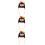 3Pièces Chapeaux Bébé Multicolores Tricot Hiver 7
