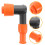 5Pièces Capuchon Bougie Multi Usage Plastique Résistant Orange 11