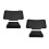 2Sets Shock Resistant Motorcycle Backrest Pads Sponge Cushion 4