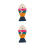2Pièces Griffoir Chat Sisal Coloré Jeu Pour 8