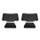 2Sets Shock Resistant Motorcycle Backrest Pads Sponge Cushion 9