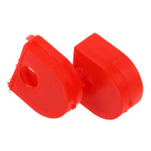 8Pièces Cache-Chape Échelle ABS Rouge Protection Charnière Universelle