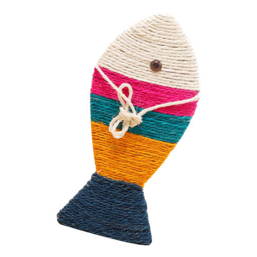 2Pièces Griffoir Chat Sisal Coloré Jeu Pour