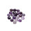 60Pièces Cabochons Cristal Violet Pour Décoration Bijouterie 1